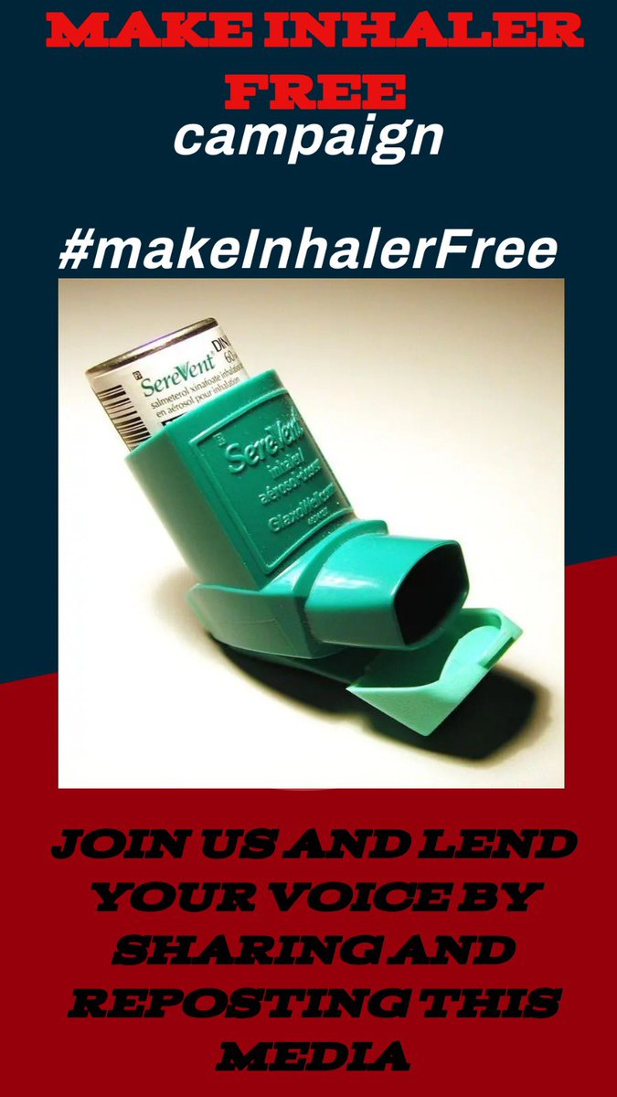 Please repost if this appears on your timeline. 🙏🏾 #MakeInhalerFree