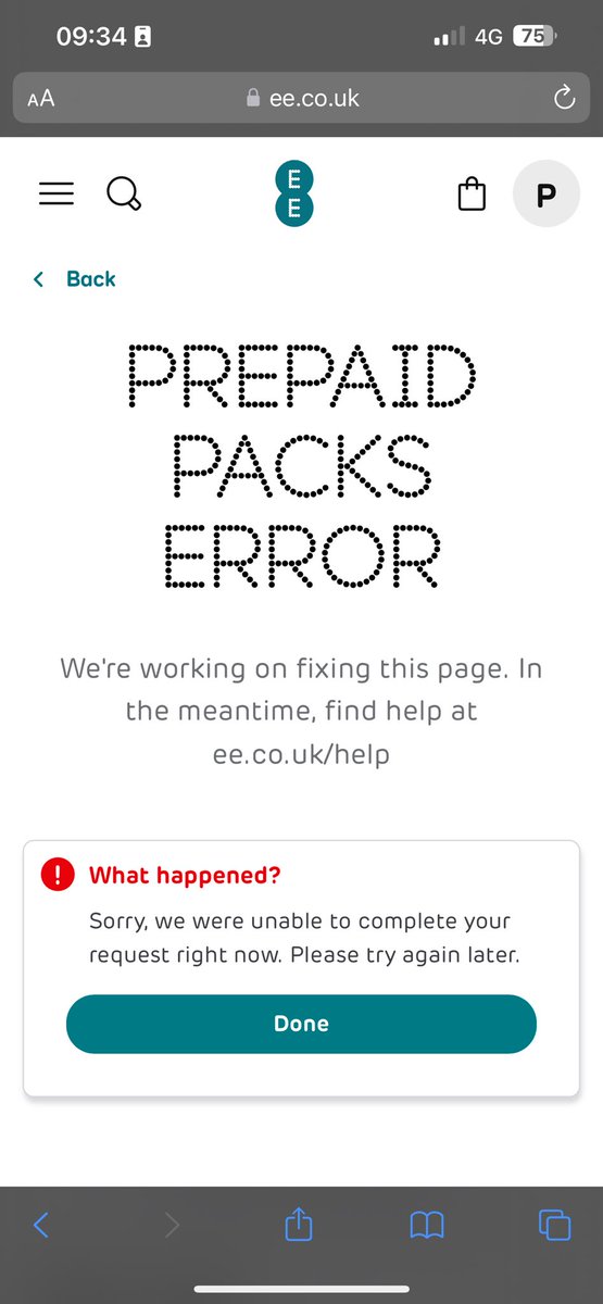 mrjoshhere's tweet photo. @EE so you’ll take our money, but I can’t use it to actually put data on the sim… https://t.co/RwIwOqBudO