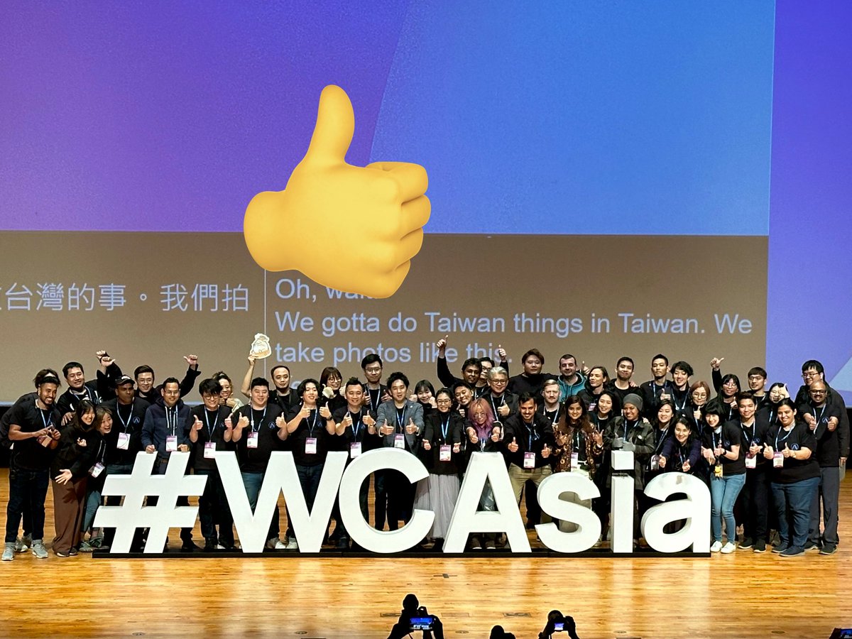 naokomc's tweet image. Thank you for a great event, #WCAsia 2024 organizing team &amp;amp; volunteers!✨