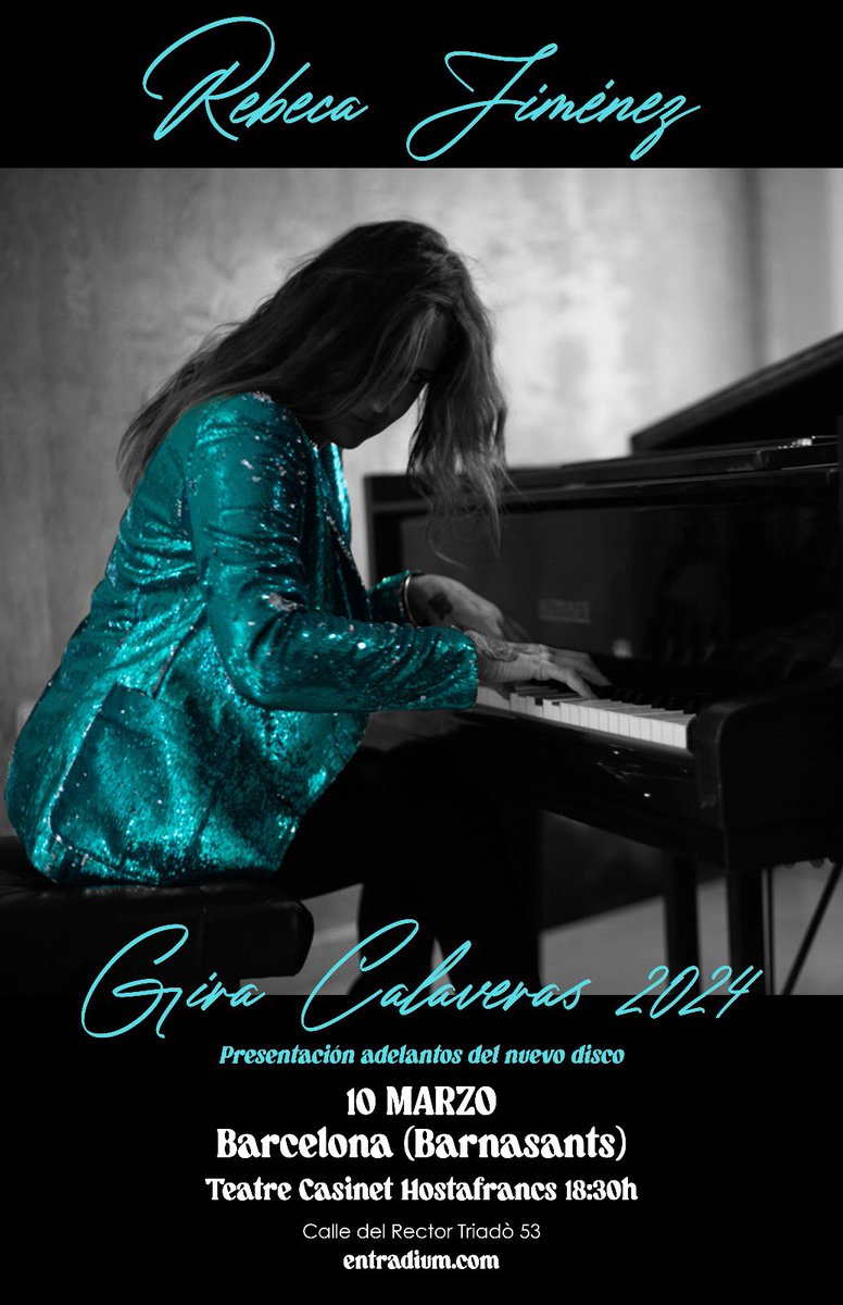 #barcelona mañana estoy allí para presentar los nuevos sencillos y mucho más!! 
<a href="/barnasants/">BARNASANTS!</a> entradium.com/es/events/rebe…