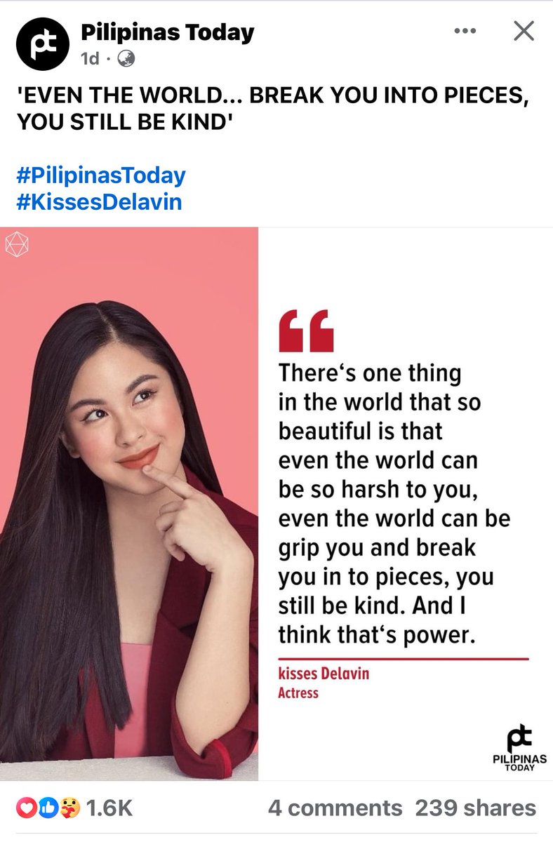 #kissesdealvin <a href="/KissesDelavin/">Kisses Delavin</a> naipost sa Facebook ng #pilipinastoday <a href="/PilipinasToday_/">Pilipinas Today</a> in thre fb açcount
