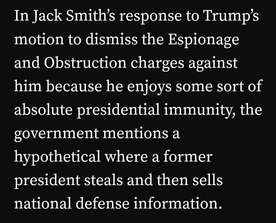 zaki_talia's tweet image. Why do #Trump claim #AbsoluteImmunity?
Because he knows he's guilty.
#MAGA know this
#GOP knows this.
#Republicans know it.
#SupremeCourt guesses it.
Traitors are trying to screw #America