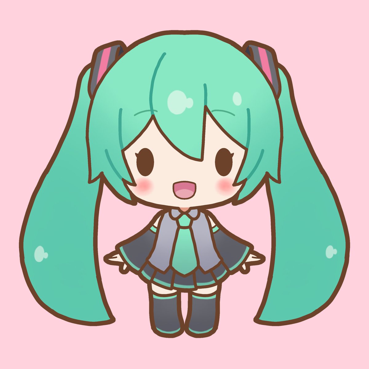 今年描いたミクちゃんも

#ミクの日 
#初音ミク 