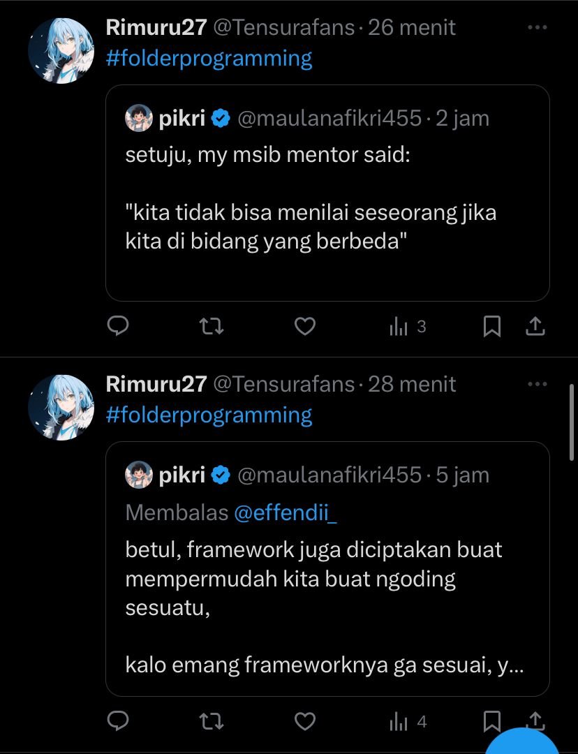 maulanafikri455's tweet image. another tips yang suka nyimpen twit2 bermanfaat

hahaha lucu banget sama yang suka qrt tapi pakai #.folderprogramming, dan lain-lainnya, jujur ini kreatif sih, jadi bisa ngoleksi langsung twit2 berdasarkan kategori, contohnya mas @Tensurafans

jadi kalau mau cek lagi tinggal