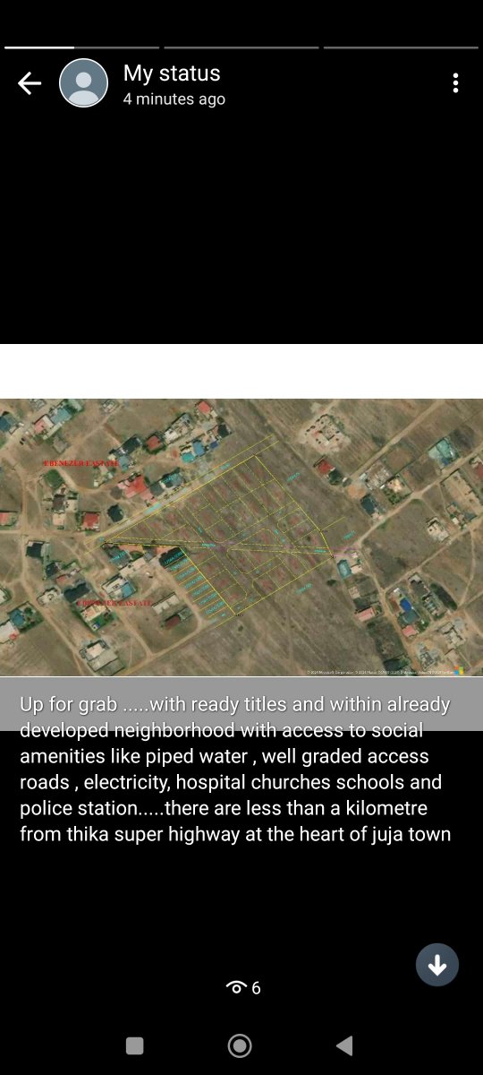 MainsStep's tweet image. We got very prime plots up for grab at the heart of juja town in a controlled residential area they are Less than a km from tarmac....reach out via 0726679022 ...