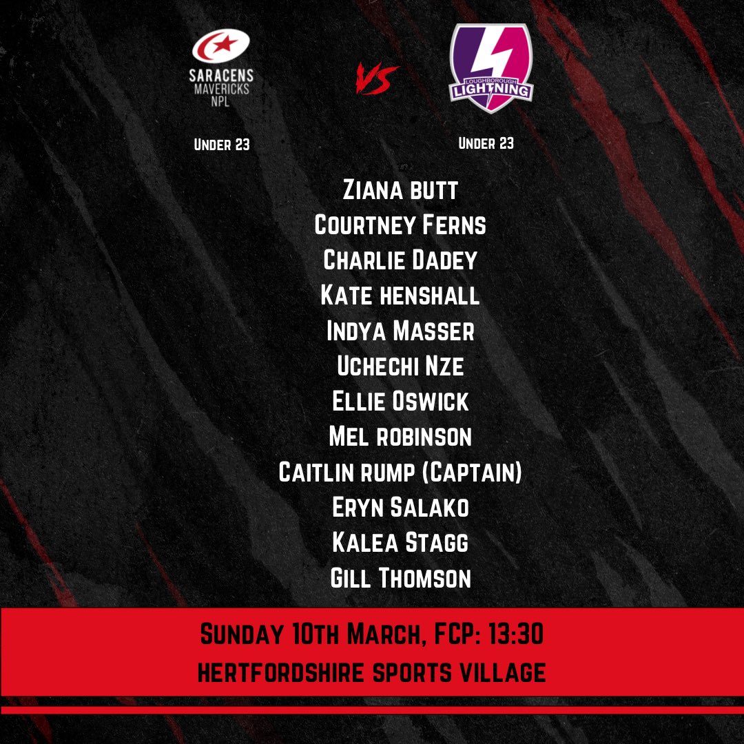 Our squad to face <a href="/Lightning_Acad/">Loughborough Lightning Netball Academy</a> U23s tomorrow at 1.30 pm. 

If you want to see us in action before the Superleague game please make sure you get one of the few remaining tickets today. 

#BeAMaverick 
#MavsvLightning 
#U23