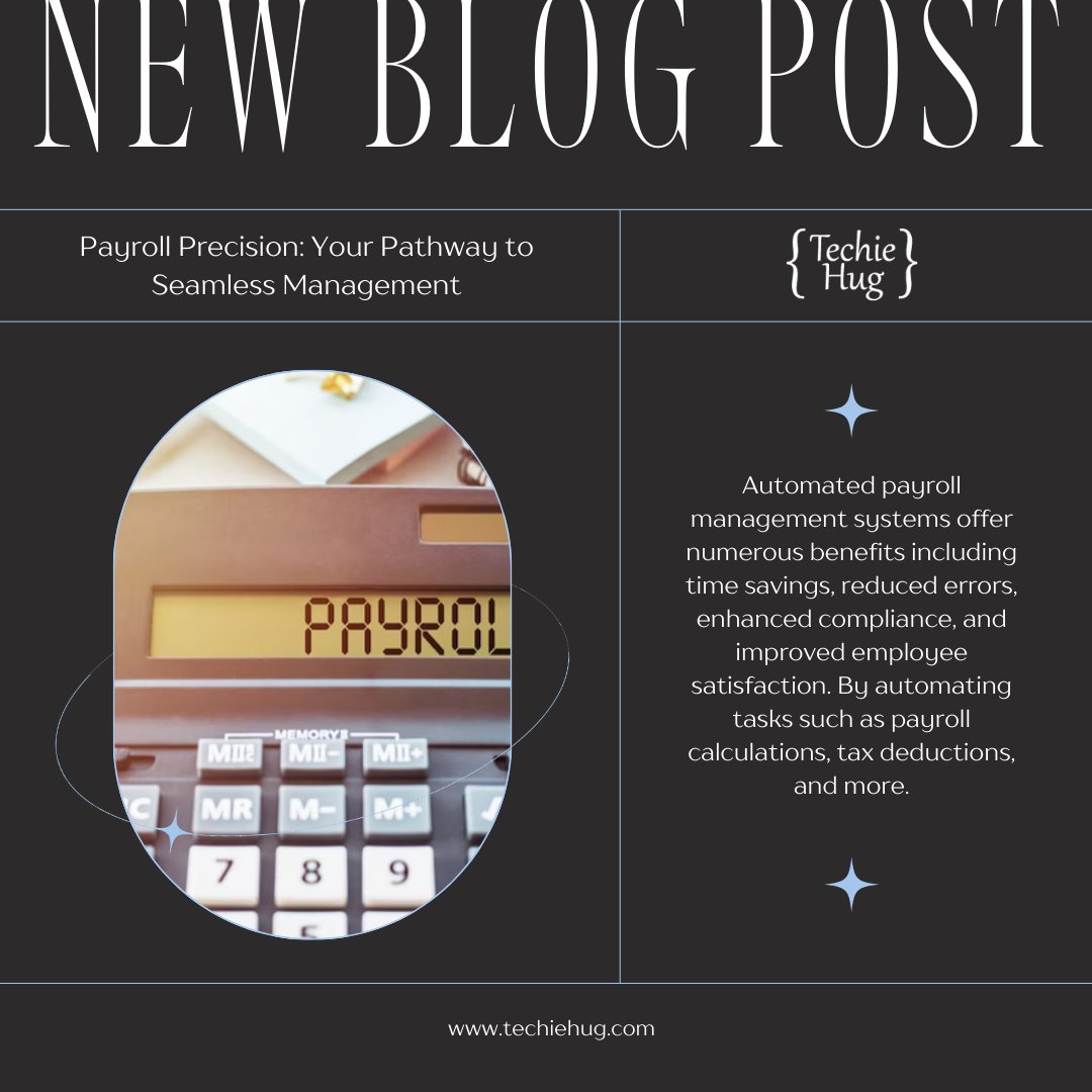 techiehugtech's tweet photo. TechieHug's payroll blog is your passport to financial efficiency! 📊💸 Dive into our insights and streamline your payroll processes. #efficientpayroll  #techiehug 

Explore our Payroll Precision blog for valuable insights and tips by clicking https://t.co/lHvN2RR5Ar https://t.co/6St3cyydrJ