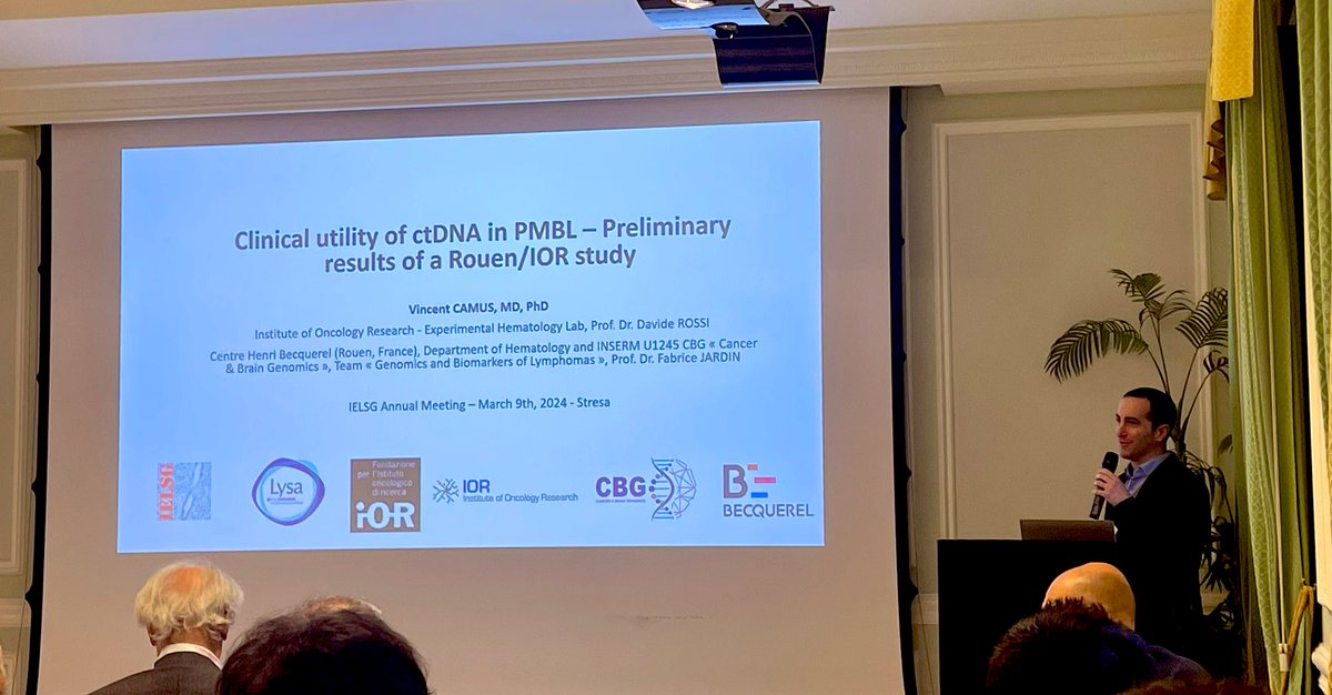 ComeBommier's tweet photo. Exciting works and long-standing collaborations take birth (and renew) in meetings such as the #IELSG annual meeting, where @LysaLymphoma was proudly represented by @c_thieblemont @marycallanan and @VincentCamus76.
🙏E.Zucca @francocavalli6
Happy birthday @GregNowakowski 🎂 ! https://t.co/lBNlwlvCKp