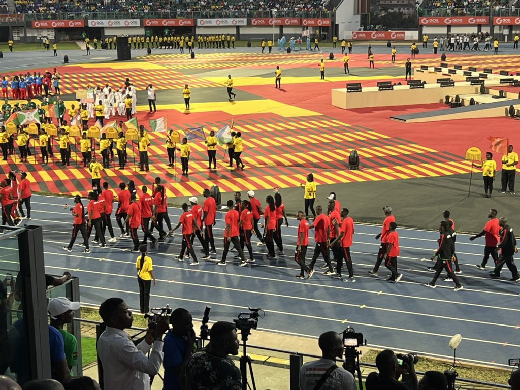 Colourful opening ceremony of the 2023 African Games. 

#Accra2023 | #AfricaGames