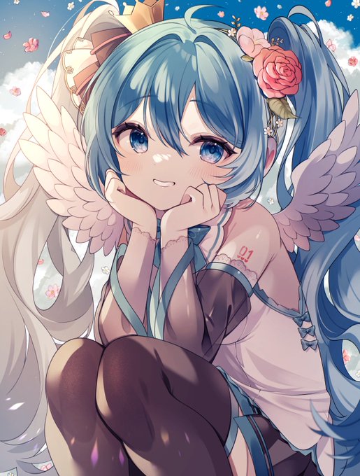 ミクの日バンザイ(今年は再掲で)#ミクの日 #ミクの日2024 