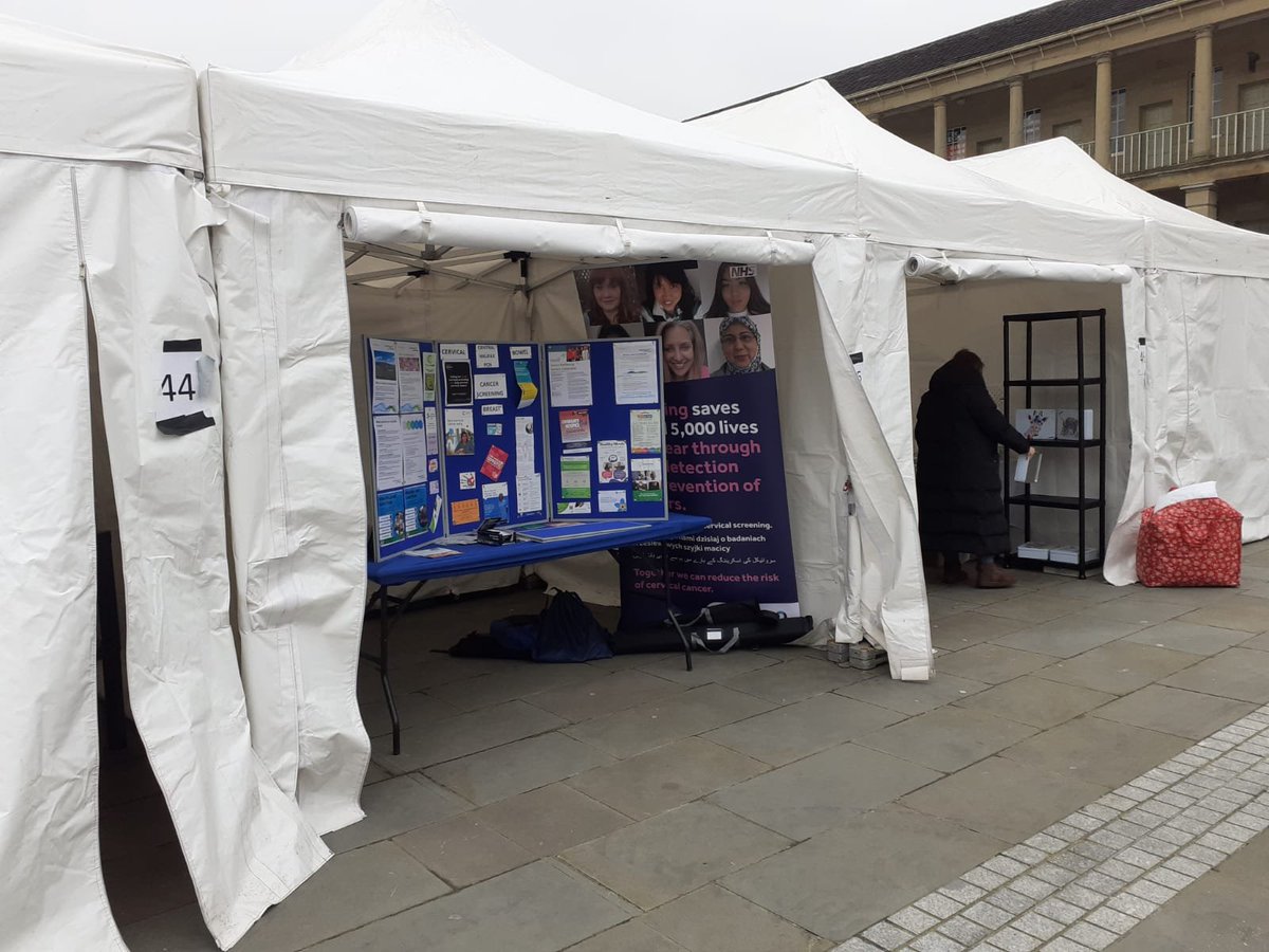 Central Halifax Personalised Care Team are attending the Piece Hall Mother's Day market today. Come along and have a chat about cancer screening and personalised care. 😊