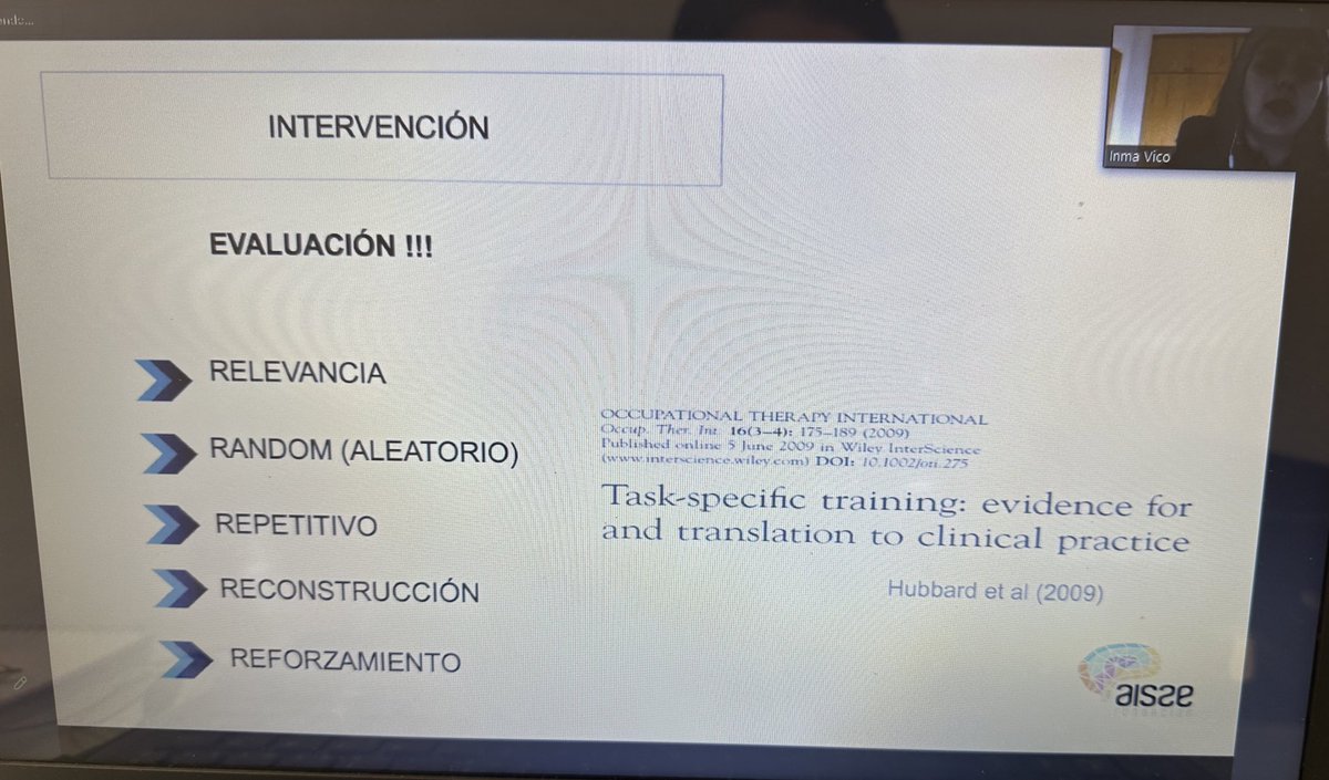 Claves en la Terapia Orientada a Tareas 💪🏻

Inma Vico <a href="/AISSESinergia/">AISSE Sinergia</a>
