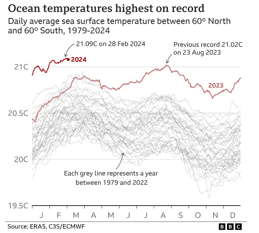 #OceanWarming has prompted concerns about mass bleaching of coral reefs. It also raises global sea-levels and can help to fuel higher intensity hurricanes!! @BBCWorld @UN @UNEP @WMO @UNEP_CEP @UNEPMAPNews @NCSecretariat @SCMGardner @LeticiaUNEP @lisarolls1