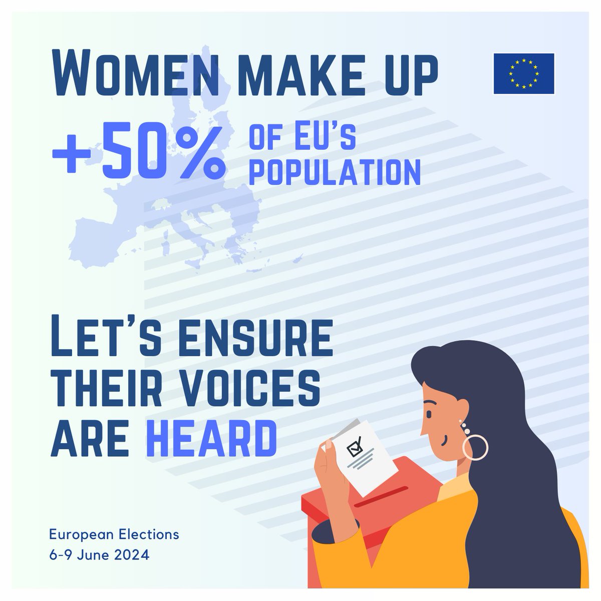 Women's political participation is a fundamental for democracy. That’s why we need women to make their voice heard in the upcoming European elections You can help make it happen: Spread the word and share our voting guide: europa.eu/!m668FB. #InternationalWomensDay