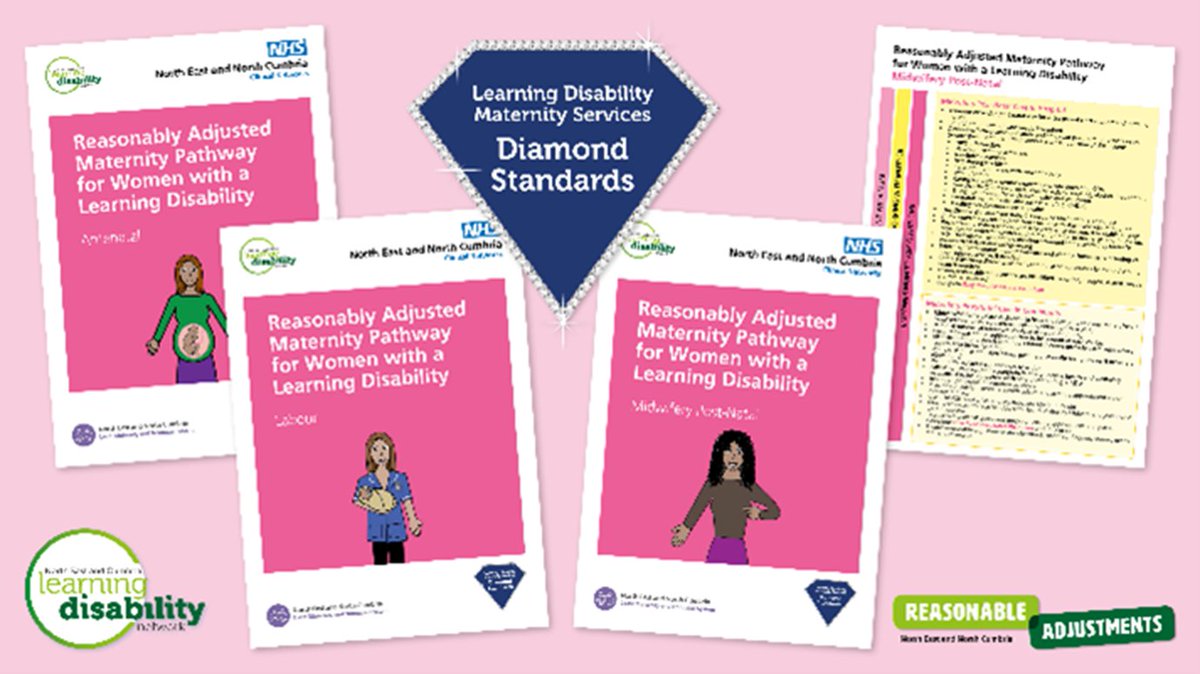 NHSAbility's tweet photo. North East &amp; Cumbria Learning Disability Network have co-produced easy read information for women who are going to have a baby or wanting to have a baby   

https://t.co/hdosMt4qM5 https://t.co/rhclCsvtUi