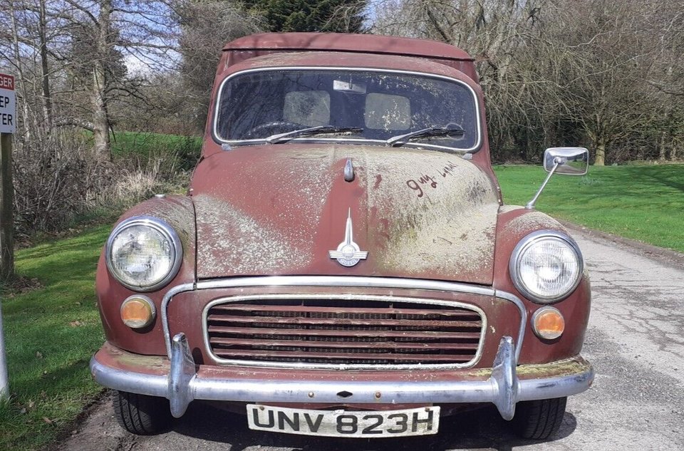 BarnFindsUK's tweet image. Ad:  1969 MORRIS MINOR VAN
On eBay here --&amp;gt;&amp;gt; ow.ly/BTk650QP5v2

 #MorrisMinorVan #ClassicVehicles #CarRestoration #ClassicCarCommunity #ClassicCarSale