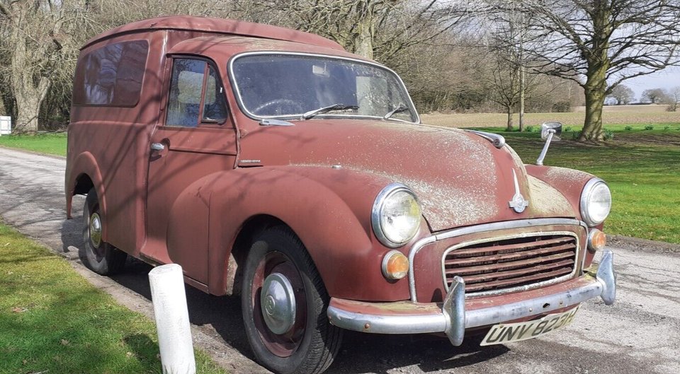 BarnFindsUK's tweet image. Ad:  1969 MORRIS MINOR VAN
On eBay here --&amp;gt;&amp;gt; ow.ly/BTk650QP5v2

 #MorrisMinorVan #ClassicVehicles #CarRestoration #ClassicCarCommunity #ClassicCarSale