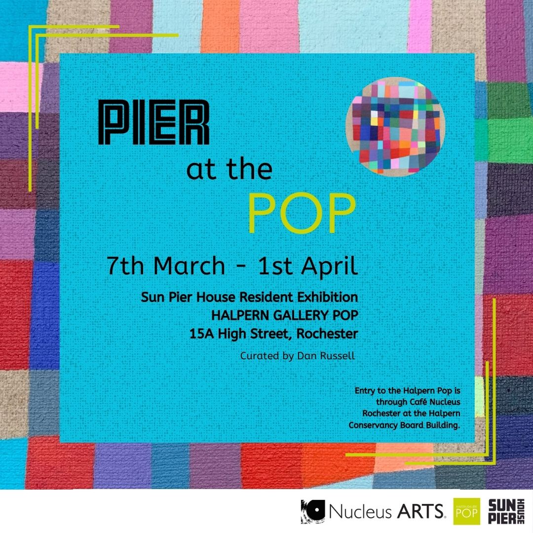 The Halpern Pop (@halpernpop) on Twitter photo Now showing PIER at the POP.
We are delighted to host an exhibition of resident artists from <a href="/SunPierHouse/">Sun Pier House</a> and we look forward to exhibiting our <a href="/nucleusarts/">Nucleus Arts</a> residents in their Riverside Gallery later this year.
Free, all welcome. 7 March - 1 April.
#art #medway #supportartists Now showing PIER at the POP.
We are delighted to host an exhibition of resident artists from <a href="/SunPierHouse/">Sun Pier House</a> and we look forward to exhibiting our <a href="/nucleusarts/">Nucleus Arts</a> residents in their Riverside Gallery later this year.
Free, all welcome. 7 March - 1 April.
#art #medway #supportartists