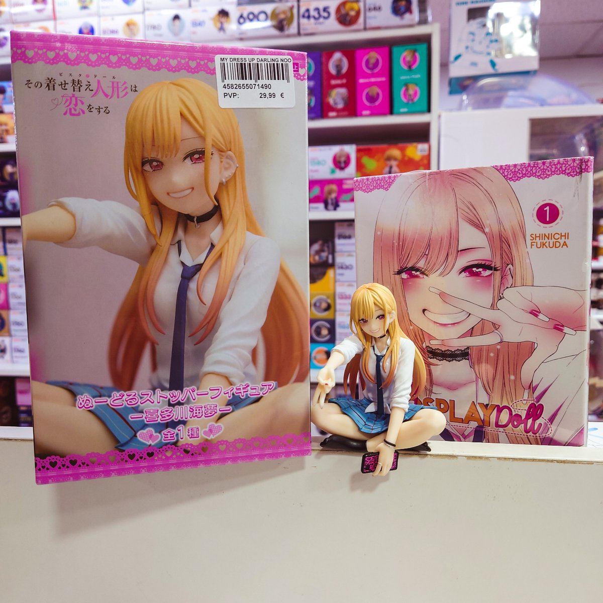 otakucenter's tweet photo. 👗 ¡Nueeeeeva figu de MARIN! 📱
¡Esta monada de figura sentadita de vuestra favorita Marin Kitagawa ya está disponible tanto en tienda como en web!
¿Quién quiere una? 💖
#Figuras #NuevasLlegadas https://t.co/RXNcbjWGbL