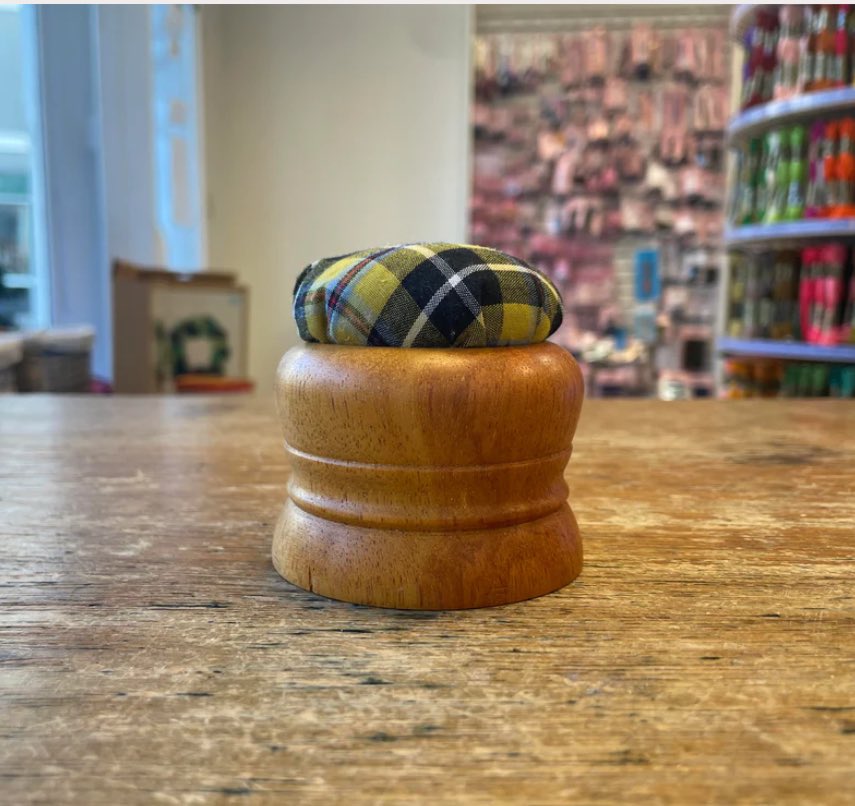 ButtonsBows6's tweet photo. We have some more of the Cornish Tartan Pin Cushions back in stock, hand turned here in Penzance by John Brindle. Available in store, online, click & collect #handturned #Cornishtartan #pincushion #madelocally #penzancecornwall #shoplocal #shopsmall
https://t.co/1NJGssuLzi https://t.co/htB2VvSCc9