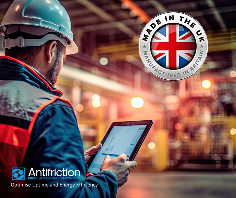 Happy #MadeInUKDay 2024! 🇬🇧

Antifriction are proud to support UK Manufacturers,  helping them Optimise Uptime and Energy Efficiency 📈🔋
If you want our help in optimising your machinery, give our friendly team a call antifriction.co.uk/locations/