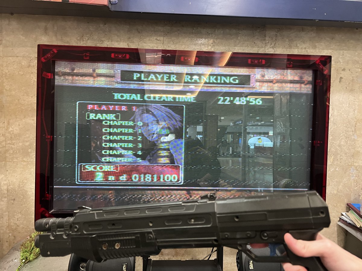 Vathasin's tweet photo. ระหว่างรอคิวร้านเมด ก็ไปหาเรื่องเมื่อยมือมา 1 เกมครับ
The house of the Dead 3
ยังจบด้วย 10 บาทอยู่จ้า
#HOD3 #NoContinue https://t.co/CxBdZxDnz2
