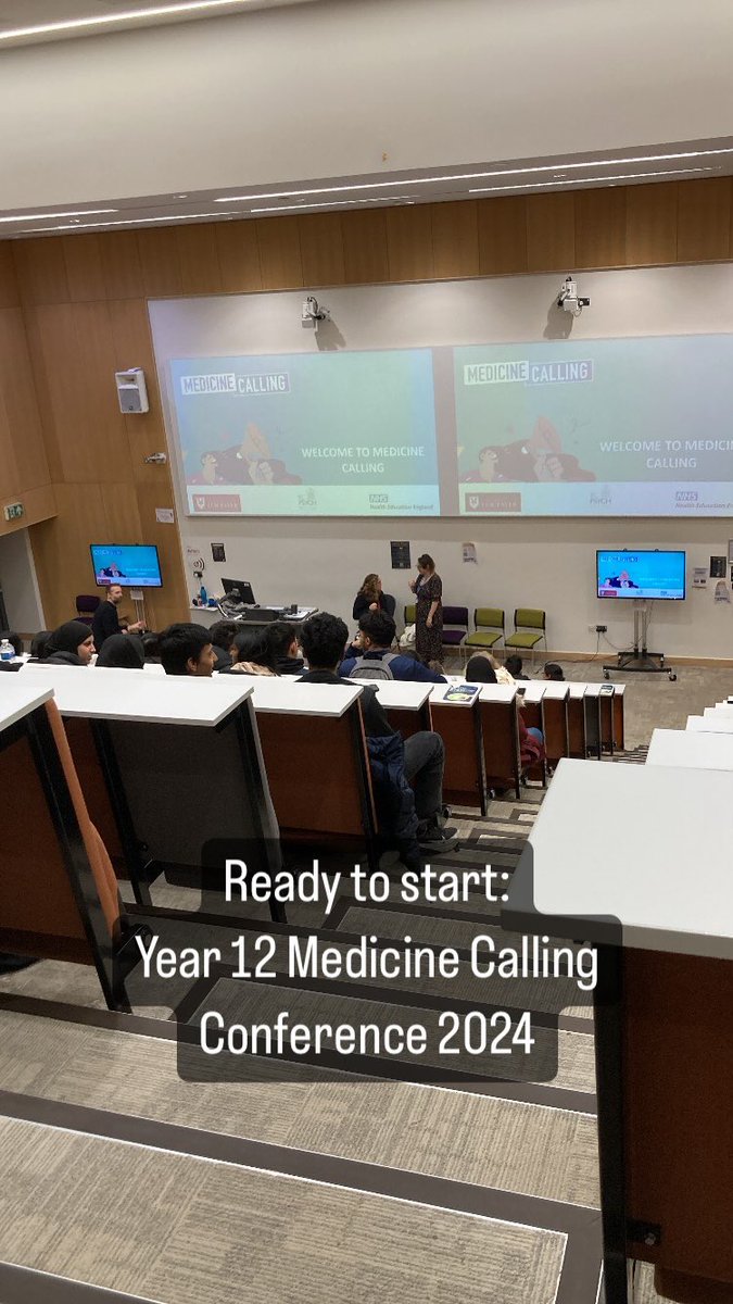 The Year 12 Medicine Calling Conference 2024 has started! #mentalhealth #careers #medicinecalling