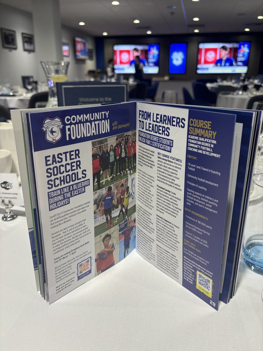 Always enjoy checking out the ⁦@CCFC_Foundation⁩ feature in ⁦@TheBluebirdProg⁩ #OurClubChangesLives