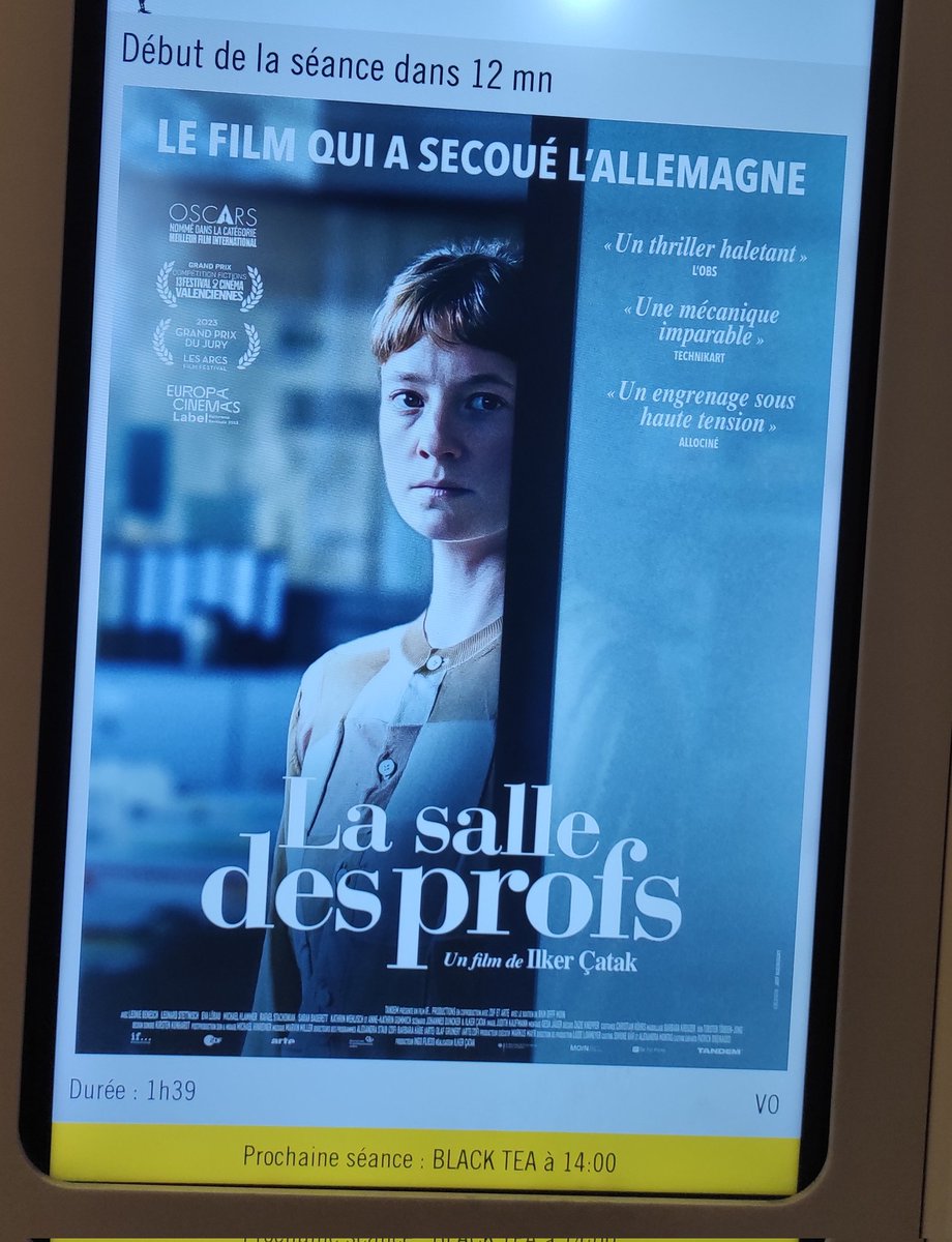 Ciné du jour ✨

Espérons que ça réveille pas trop mes trauma perso ! #LaSalleDesProfs