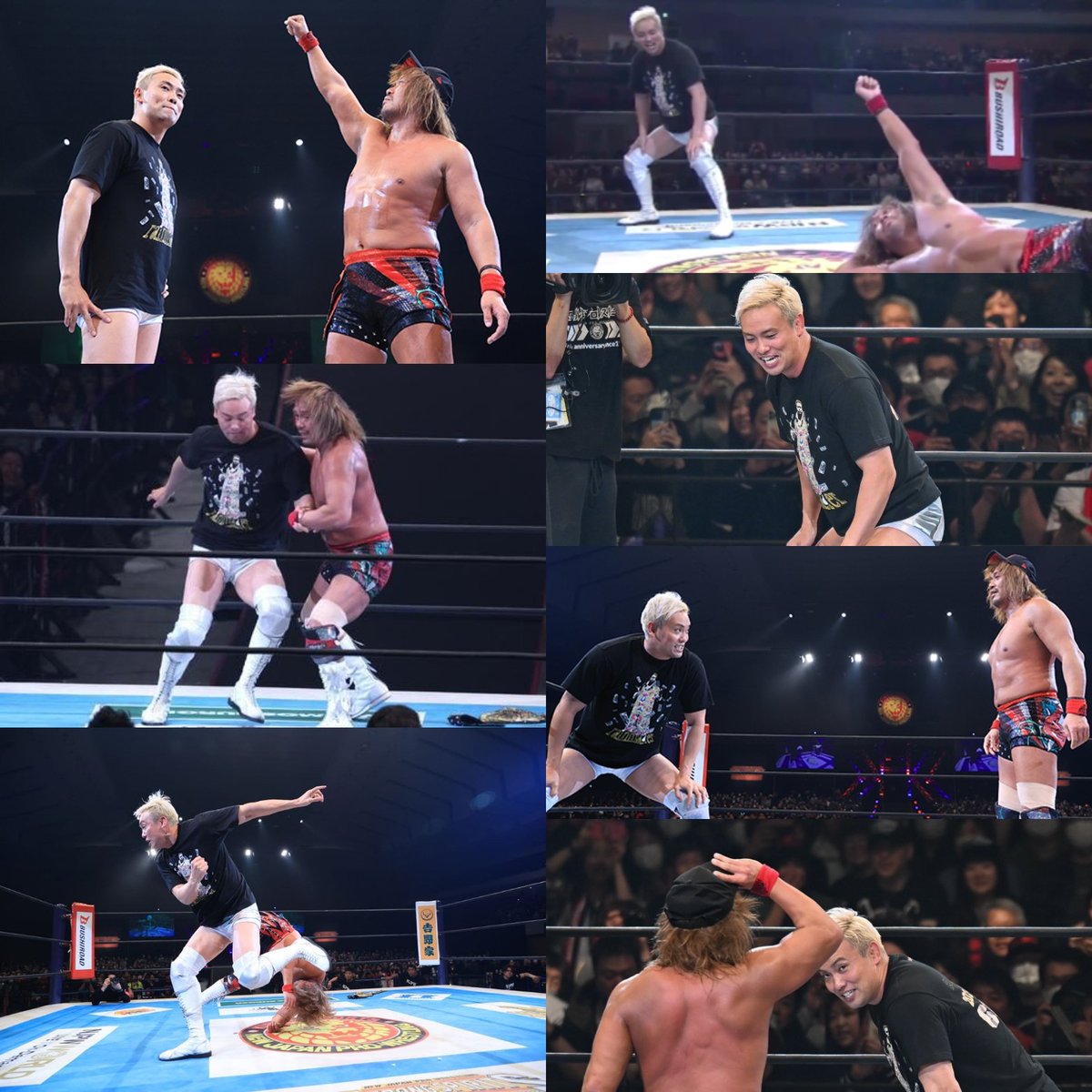 KetsuAoTori931's tweet photo. #ワールドプロレスリング
#新日本プロレス
#THENEWBEGINNING
#内藤哲也 #SANADA
#オカダカズチカ
今日の深夜はTOKYO DOMEで行われたメインの札幌2日目での再戦。それを見守るのは新日本での最後の戦いを終え、アメリカへ旅立つ男。
#制御不能なカリスマ
#ColdSkull #レインメーカー https://t.co/ziiP0qtGMq