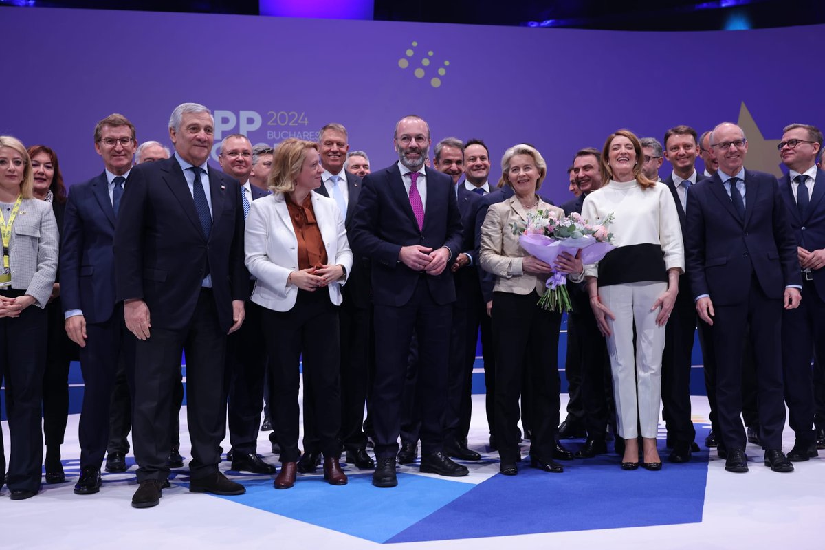 SMuresan's tweet photo. .@EPP leadership is ready for the campaign.

#EPP2024 #EUelections2024 https://t.co/SeXyzqBijd