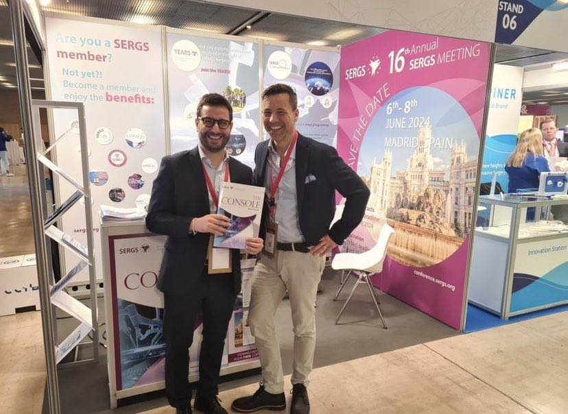 We’re having fun at our Robotic Connections meetings at #ESGO2024! The latest one was with SERGS Council members Martin Heubner & Simone Bruni at the SERGS Booth who chatted about our robotic surgery webinars and our growing video portal! 
#sergs #roboticsurgery#esgo