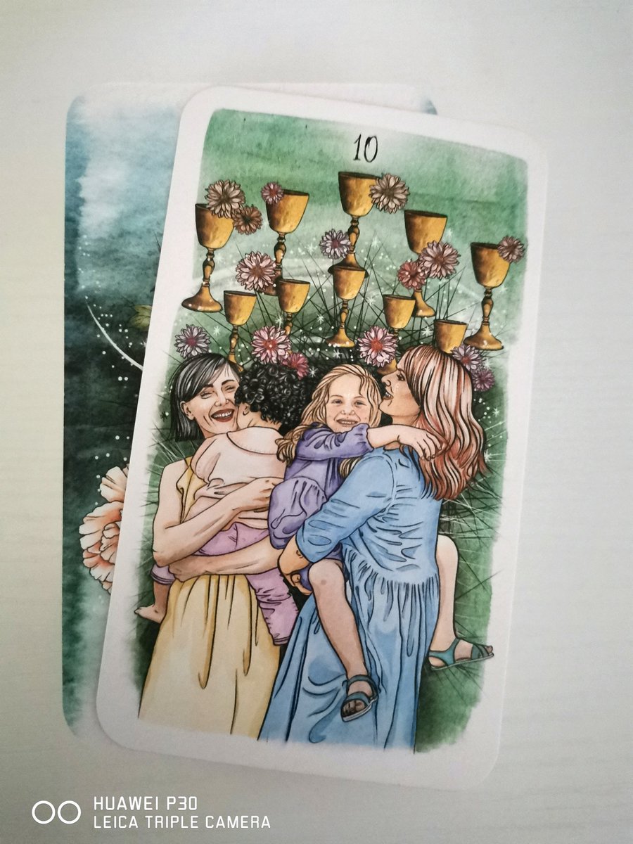 #TenOfCups

You've closed out a cycle with the Ten Of Cups, this is gonna bring in happiness and abundance for you. This is also a good time to be grateful for the people and things that surround you so make ⬇️
#CardOfTheDay #CollectiveReading #COTD #Tarot