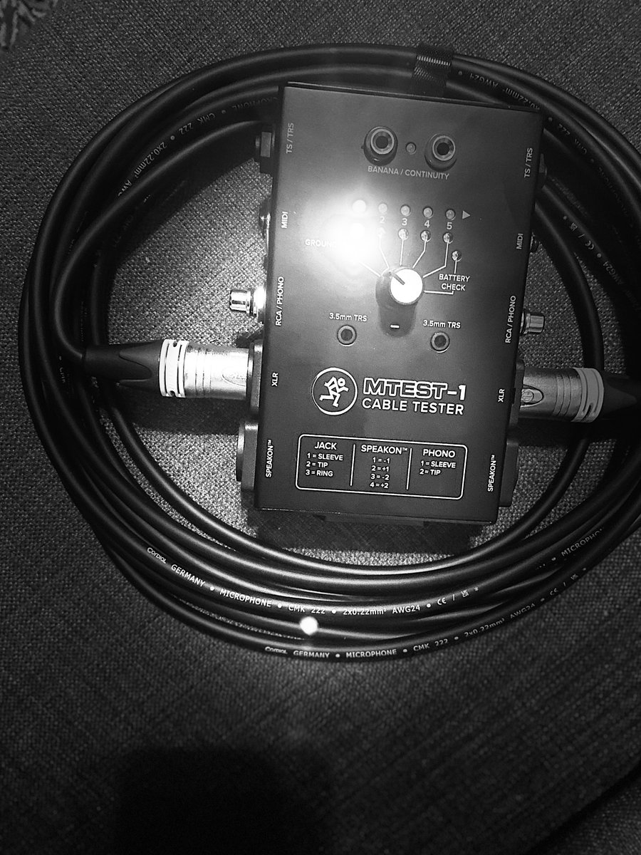 mautoneaudio's tweet image. #cabletester #XLRcables @MackieGear a good friend
