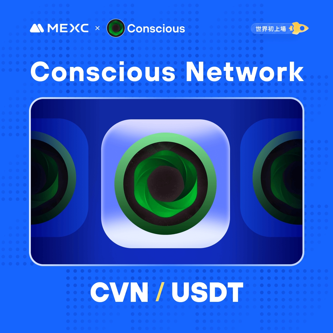 MEXC_Japan's tweet image. #Kickstarter エアドロップの投票結果および上場
#CVN @Conscious_chain

イノベーションゾーン上場🚀

💵入金：開始済み
💰出金：3/10 22:00(JST)
📈 $CVN/USDT 取引開始：3/9 22:00(JST)

詳細は👉mexc.com/ja-JP/support/…

#MEXC #暗号資産 #仮想通貨 #新規上場