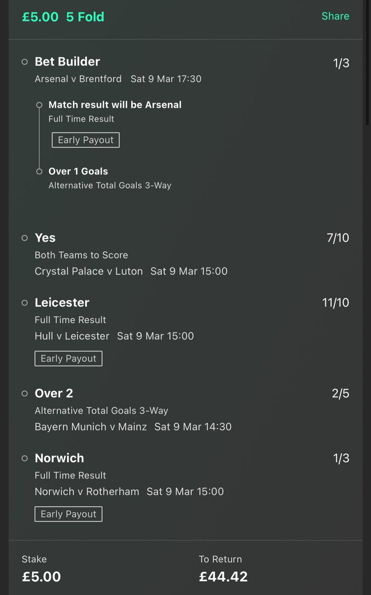 MasterManBet's tweet photo. Got 2 big bets on today let’s smash it today guys #football #tipster #betbulider https://t.co/HYqtLAsRQt
