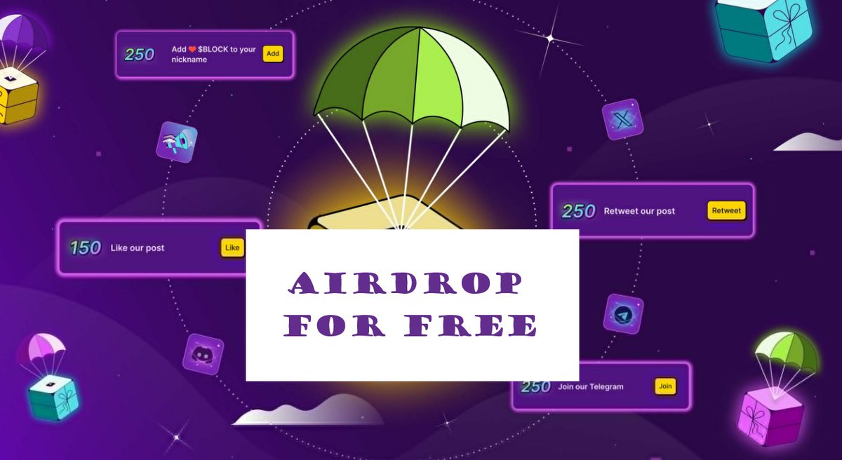 PawelTrader_'s tweet photo. Get $BLOCK Airdrop for $0.
Airdrop Potential: $300-$100 000 💸

Register to @GetBlockGames from the link below for a chance to win an extra prize: https://t.co/KJAbJivqI3

Repost, Like, Follow and drop your @Sorare username or Eth wallet for a chance to win gift.

Why? 🧵1/5 https://t.co/aWNj3jj7ZZ