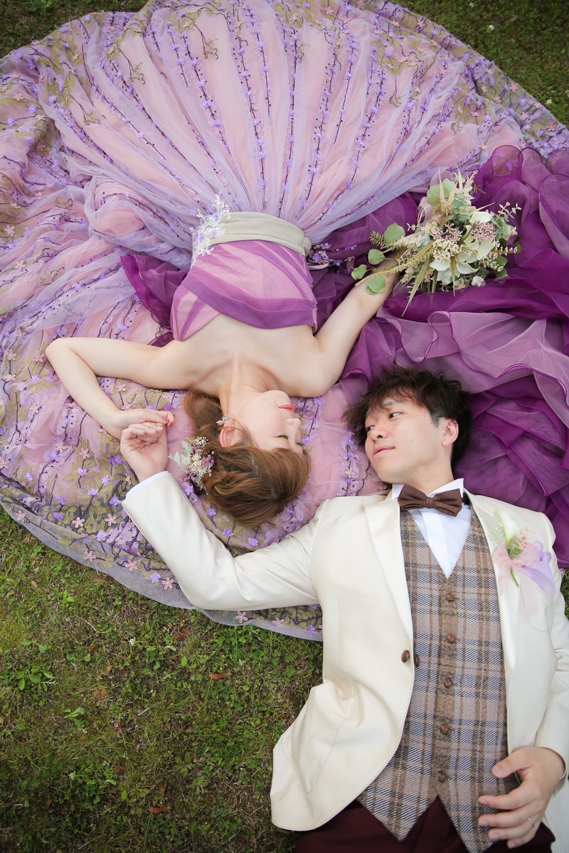 potato_aaa's tweet photo. 前撮りも結婚式も楽しかったなぁ🫶🏻🫶🏻

 #みんなのウェディングドレス見せて https://t.co/TovjnNso5O
