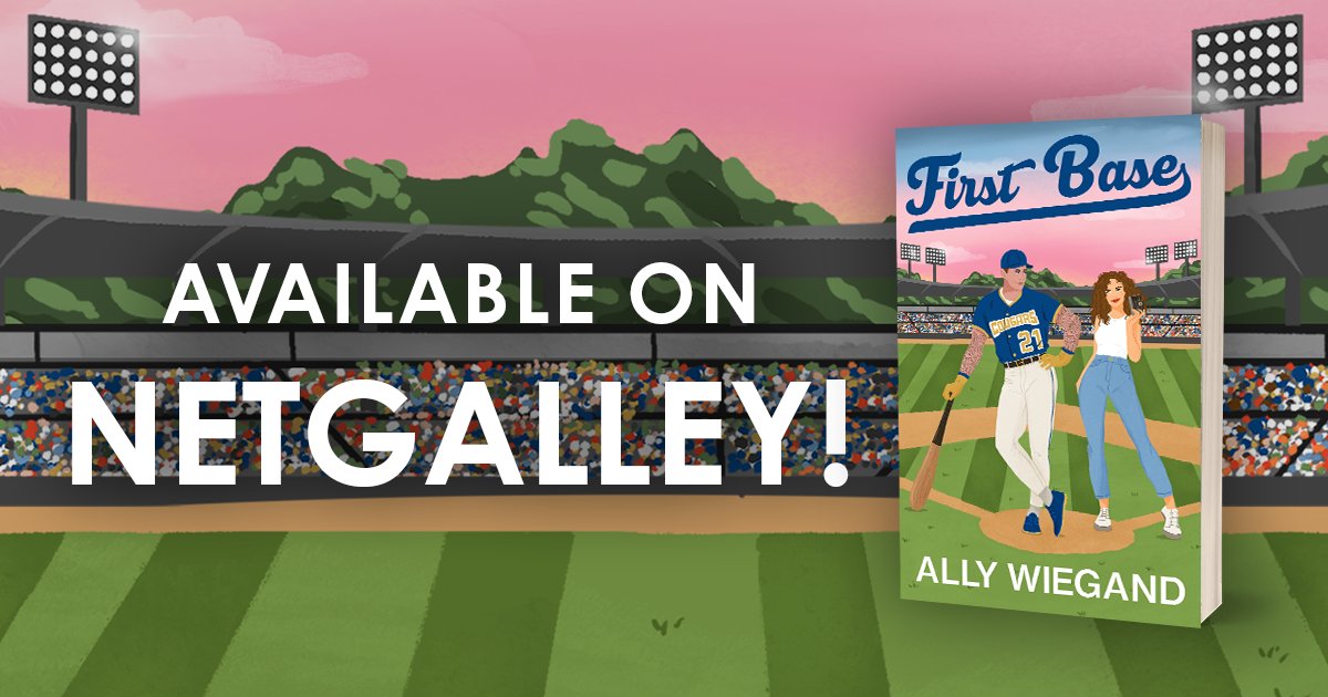 ICYMI... We're publishing @ally_wiegand's knockout baseball romance, 'First Base' on 23rd April ⚾ Be one of the first to read and review. Request on NetGalley now: loom.ly/m1UQB5k