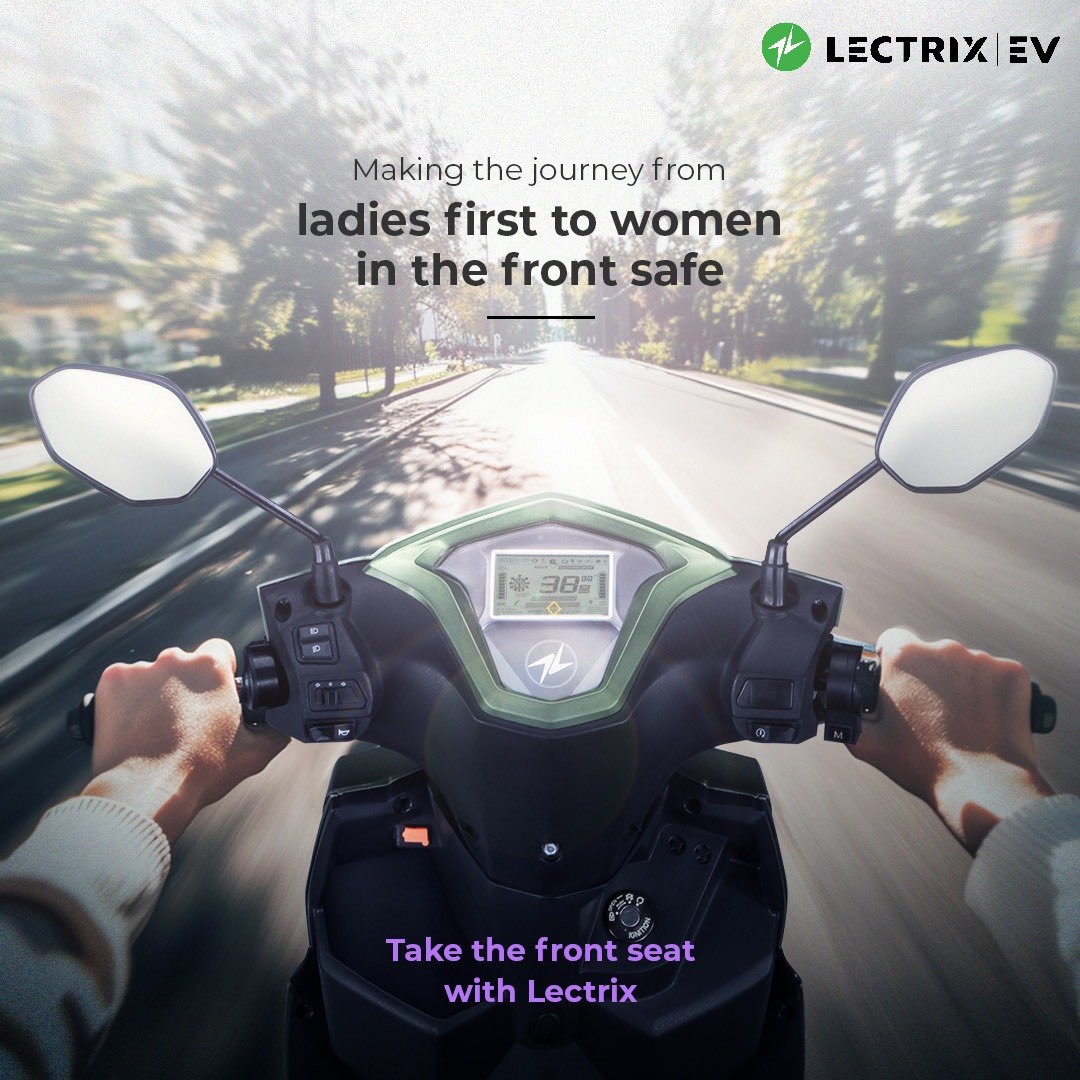 LectrixEV's tweet image. Where safety meets empowerment, you’ll find Lectrix.
Equipped with follow-me headlamps, mobile app connectivity, one-press SOS alert and live location tracking, Lectrix is on the path of empowering women to claim their space on the roads.
#LectrixEV #WomensDay #SmartScooter