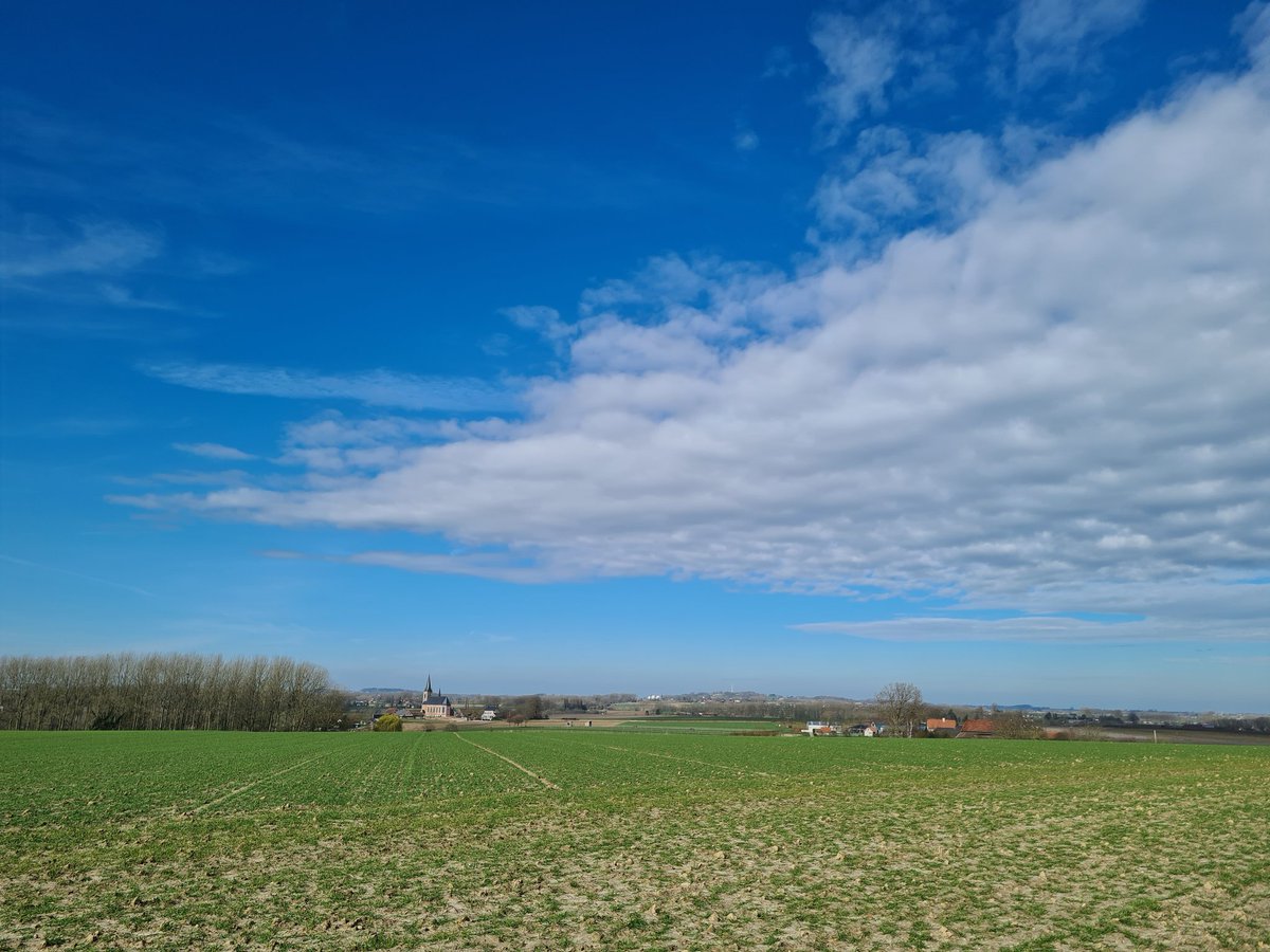 Aankomende wolken - 11:20 Locatie: Bellingen (Pepingen) Naam: Joris Dewolf #vrtweer