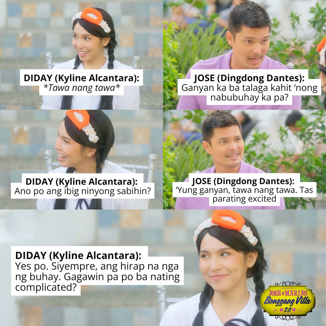 BonggangVilla's tweet photo. Korek ka d'yan, Diday! ❤️

#JMBV2MissYouBes #JoseAndMariasBonggangVilla https://t.co/lFwvU3908q