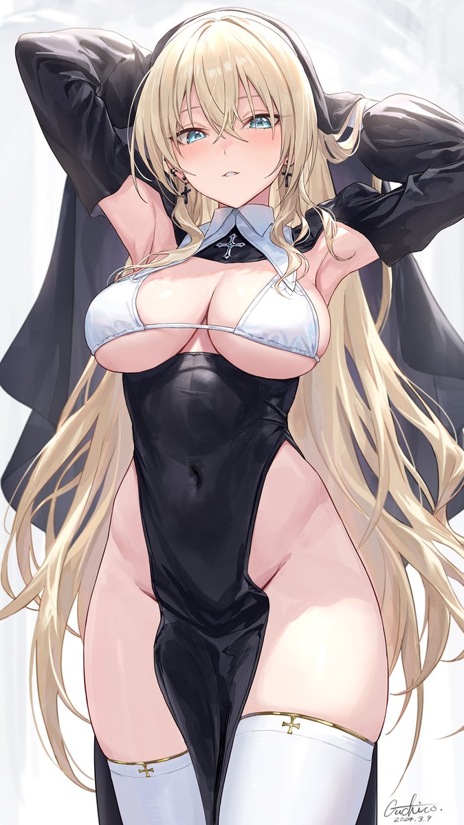Guchico77's tweet photo. オリキャラのシスターソフィアさん https://t.co/bpCg4Sklkq