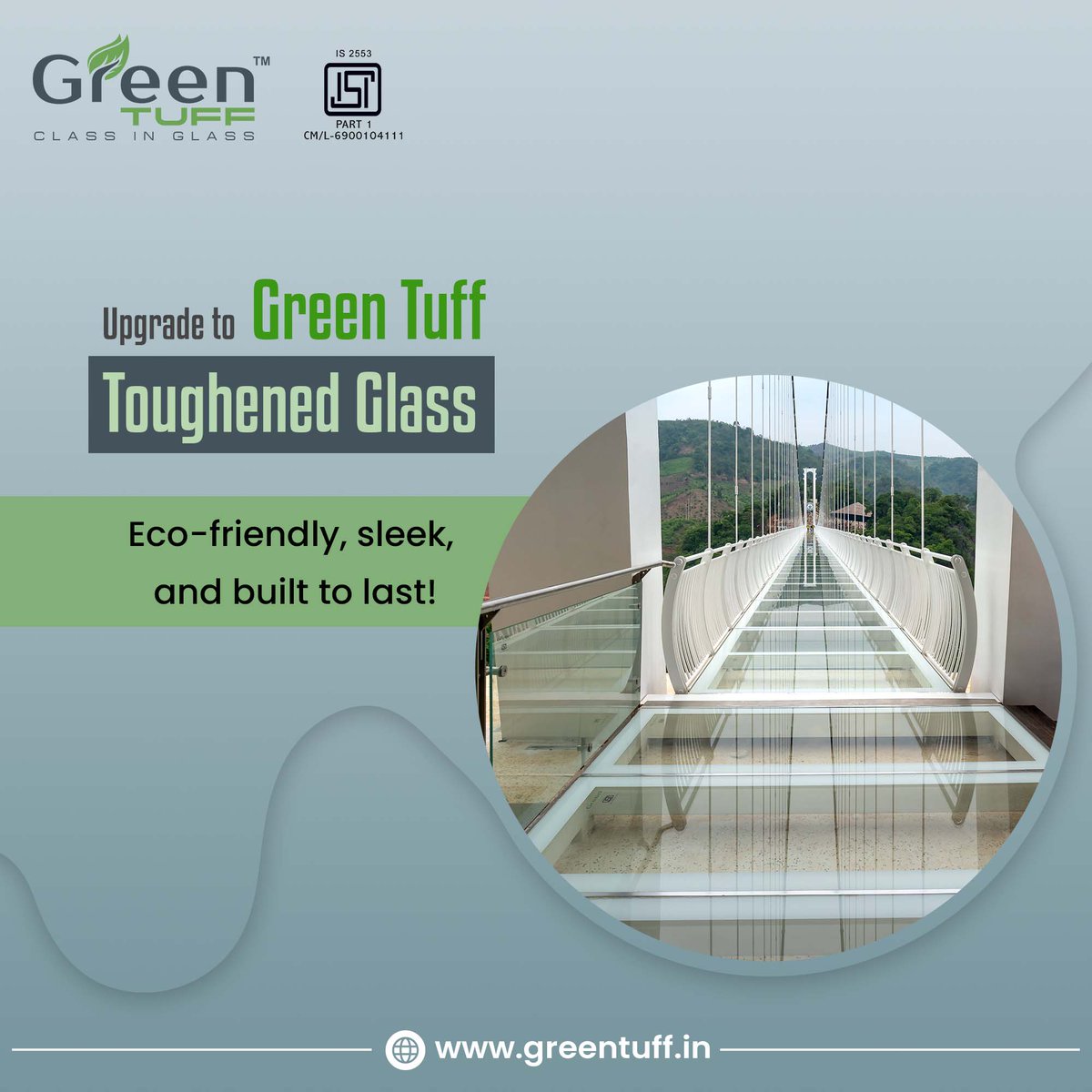 GreenTuffGlass's tweet photo. Upgrade to Green Tuff Toughened Glass: Eco-friendly, sleek, and built to last!

For More Details:
📞 + 91 90474 51555
🌐 https://t.co/0SpGSdmvW6

#GreenTuff #ToughenedGlass #Elegance #Security #Reliability #Style #HomeImprovement #InteriorDesign #GlassSecurity #ElegantProtection https://t.co/DyQxtPPq21