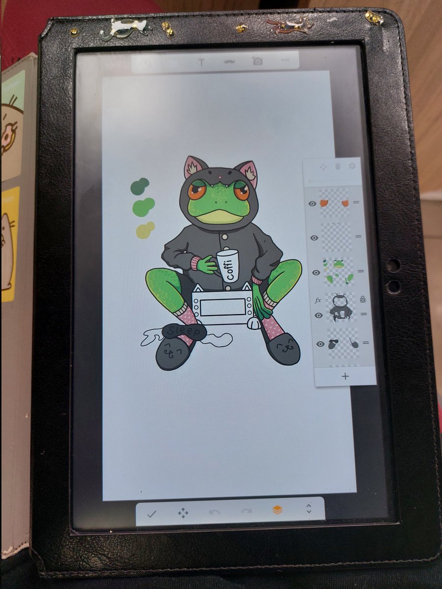 Вспомнила про то, что у меня есть планшет
Теперь вспоминаю, как на нем рисовать