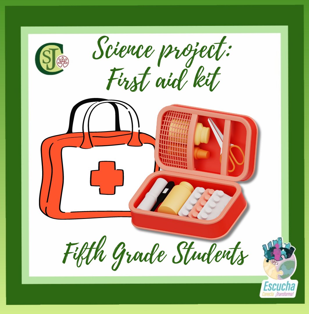 sjc_feye's tweet image. Fifth grade students make their own first aid kit to finish the Science project about Health Habits and First Aid. 🚑 #HealthHabits #FirstAid #ScienceProject #escucha @feye_enred