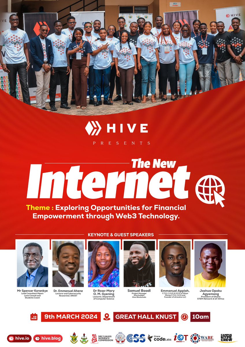 __RayRyan's tweet photo. Discover how Hive blockchain is driving social impact and change in Ghana at the upcoming Hive Tech Connect Con ference.#HIVE #TheNewInternet https://t.co/5vvkkJ1bhF