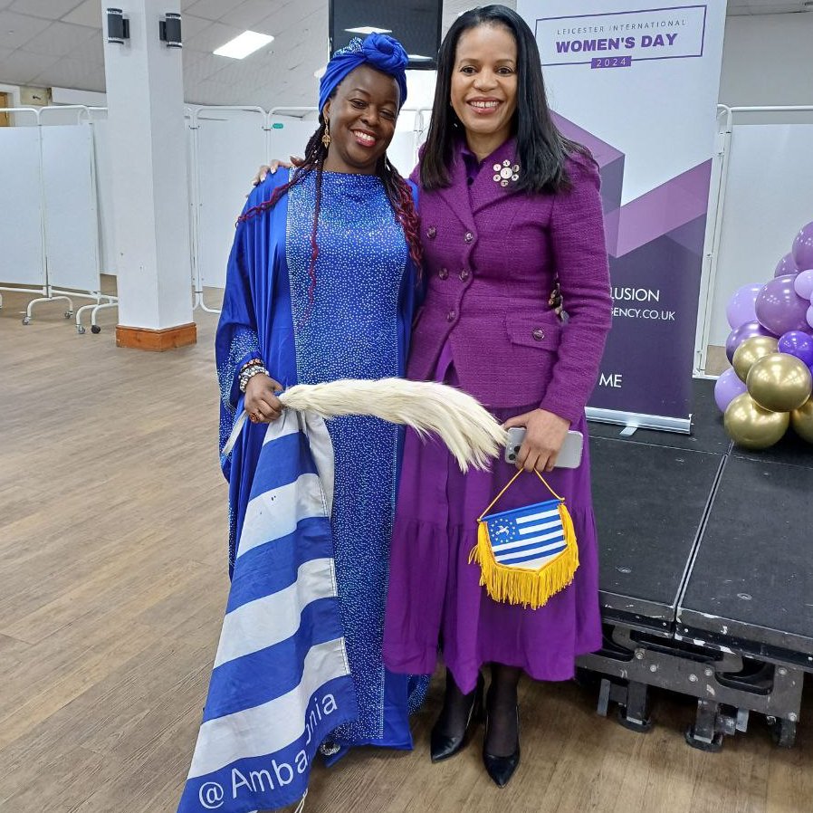 Fantastic night at the Leicester International Women's Day 2024 event, standing together with other strong, intelligent &amp; powerful women in solidarity with women in war torn country. Thank you <a href="/ClaudiaWebbe/">Claudia Webbe</a> <a href="/korrinesky/">Korrine Sky | Culture & Commerce |</a> <a href="/ShareefaEnergy/">Shareefa Energy</a> <a href="/jeedajoseph/">Jeeda Joseph</a>, Fatima. #InspireInclusion2024💙