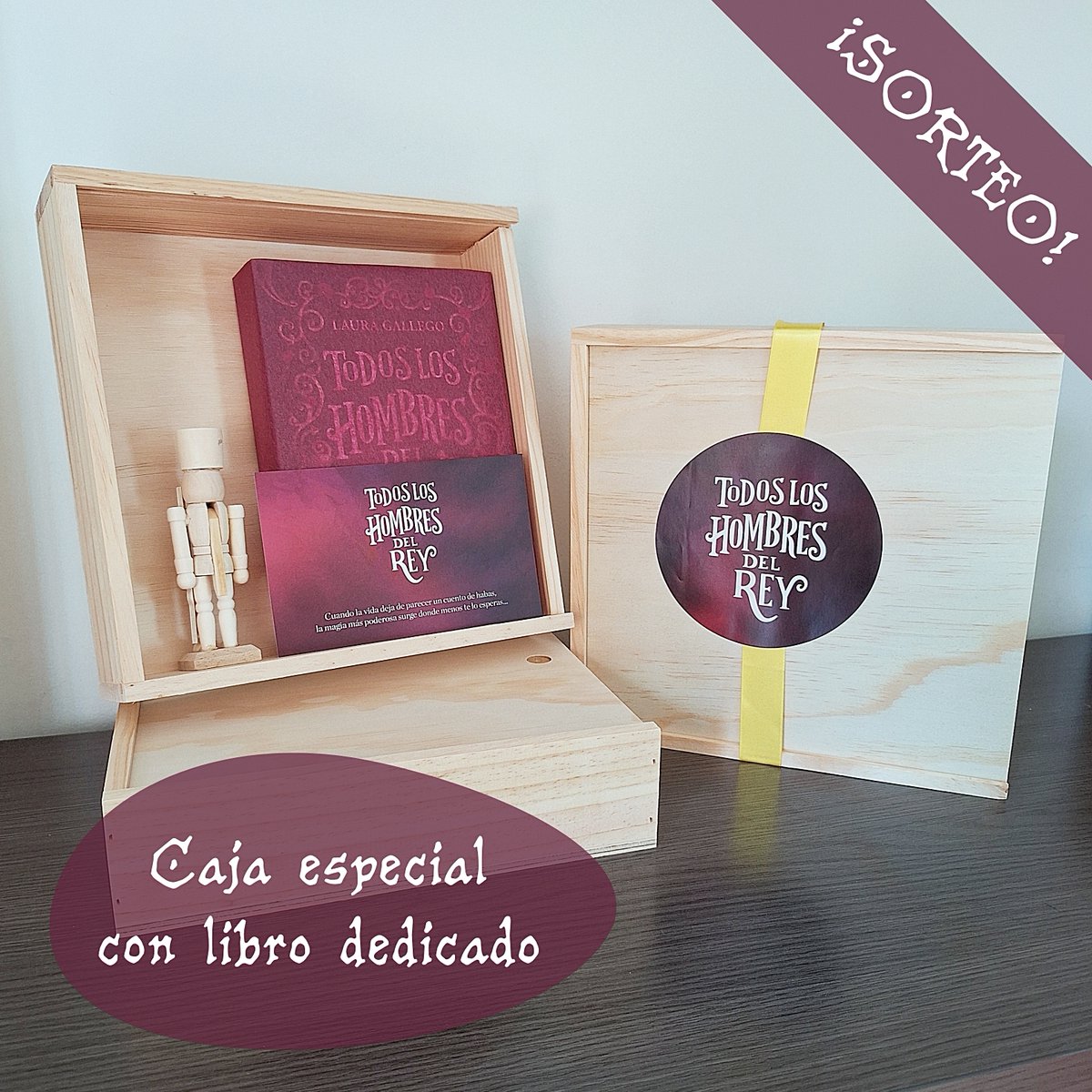 _LauraGallego's tweet image. 🌟¡¡¡SORTEO!!!🌟

Con motivo de la publicación de TODOS LOS HOMBRES DEL REY, ¡sorteamos tres cajas especiales con libro dedicado en cada una de nuestras redes sociales! 
 
👑 Para participar, RT + menciona un amigo con quien vivirías un cuento de hadas + #Todosloshombresdelrey.
