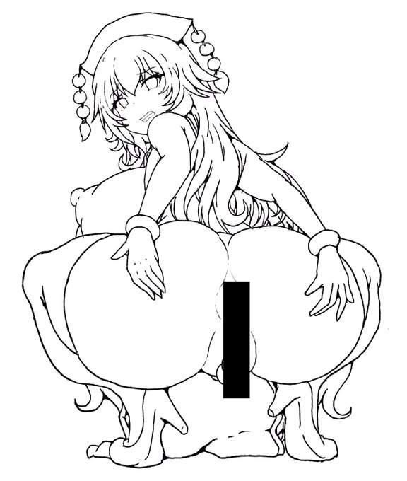 ※R-18※ 純狐さん線画 